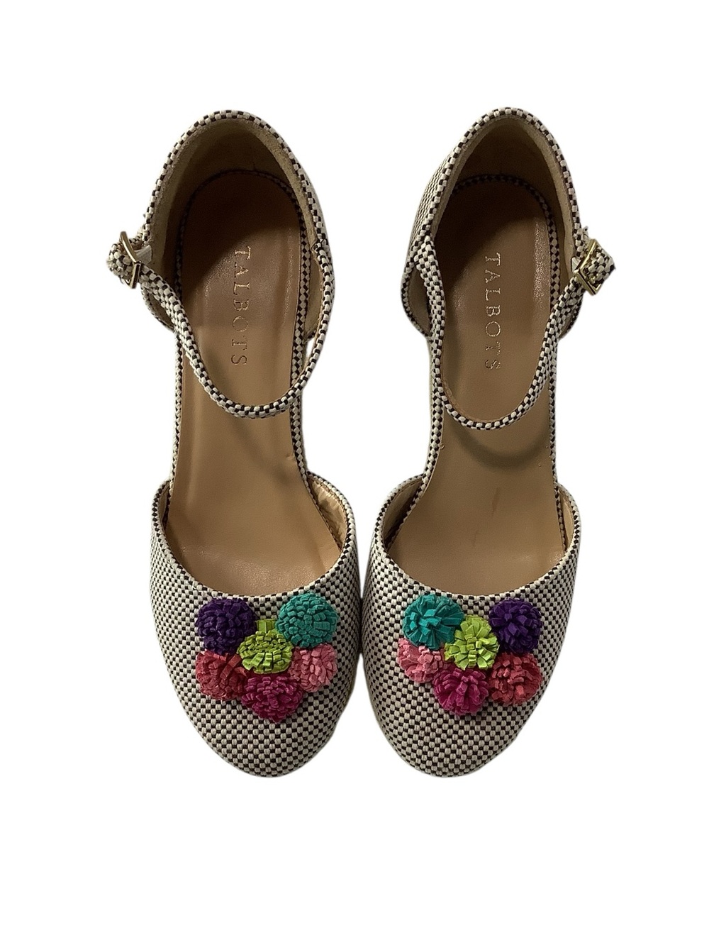 Talbots Lyndsay D’Orsay Espadrille Wedges Size 7